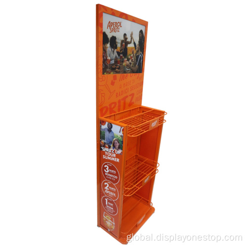 Soft Drink Display Rack Point of sale drinks display Factory